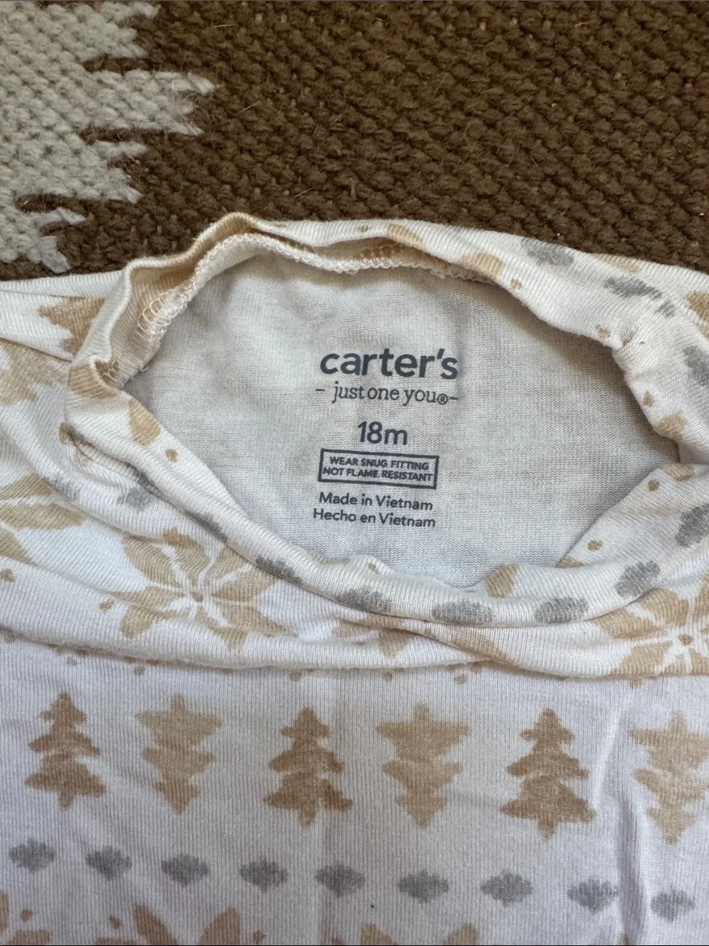 Carter’s Comfy Soft Fair Isle Pajama Set